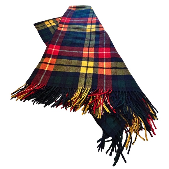 G500 Classic Vintage Travel Blanket Throw Wool Made in Scotland Buchanan Tartan - Picture 7 of 10
